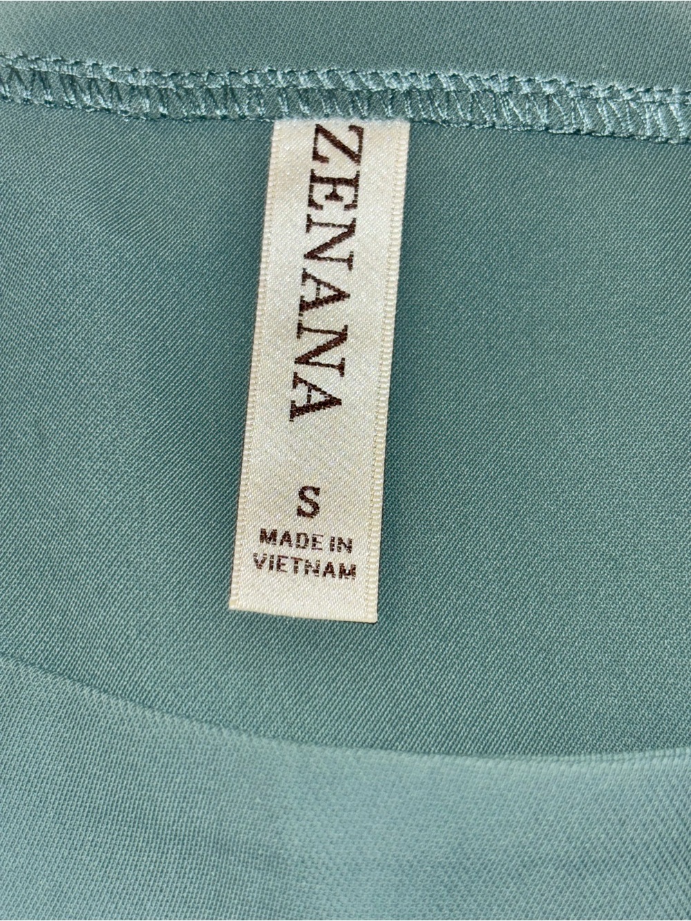 Zenana Sage Green Two Piece Maxi Skirt Set Crop Top Matching Outfit Size Small - Picture 3 of 9